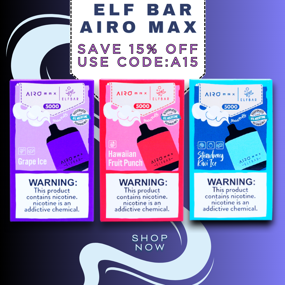 Exclusive: 15% OFF ELF Airo Max - Eliquid Stop